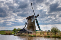 Windmill at Kinderdjik, Holland