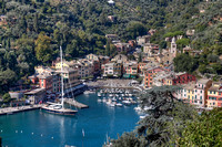 Portofino Harbor from Castle, Italy