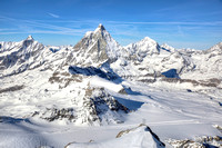 Matterhorn from Klein Matterhorn, Switzerland
