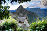Inca Trail Approaching Machu Picchu from the Sun Gate