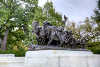 Capital Statues, left, Washington, DC
