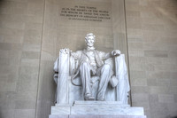 Inside Lincoln Memorial, Washington, DC