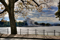 Jefferson Memorial across water, Washington DC