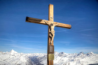 Kleinmatterhorn Cross, Switzerland HDR