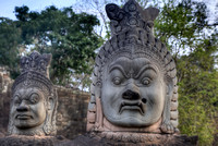 Angkor Thom South Gate Bridge Statues 3