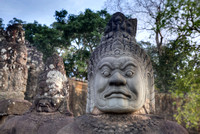 Angkor Thom South Gate Bridge Statues 5