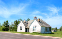 King School, Cloverland, School House, WI, Brule River, Lake Superior