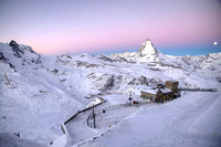 The Matterhorn at Sunrise from the Gornergrat, Zermatt Switzerland