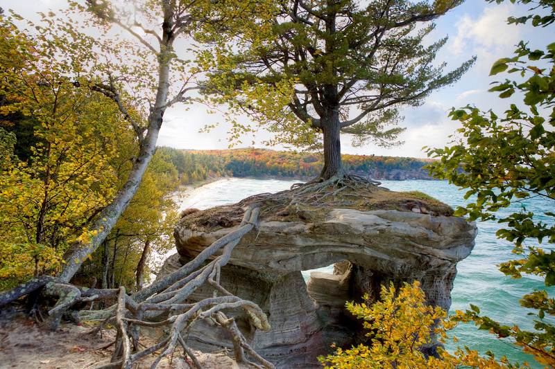 Chapel Rock at Pictured Rocks Lakeshore