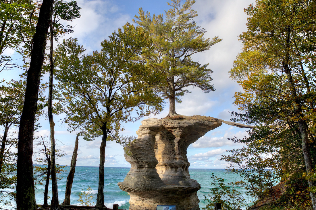 Chapel Rock at Pictured Rocks Lakeshore