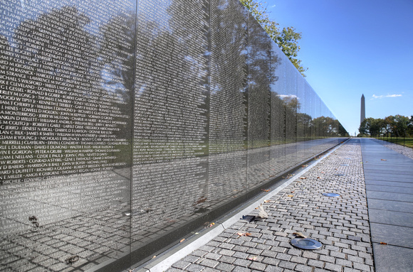 The Vietnam Memorial Wall, Washington DC