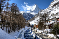 The Matterhorn & River, Zermatt, Switzerland