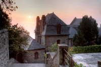 Sunrise from Mount St. Michele, France